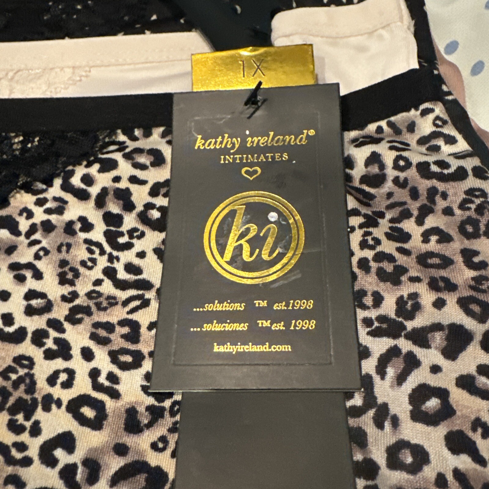 Plus Size Underwear 5 Pair Kathy Ireland Everyday Comfort Panties Briefs Plus 1X