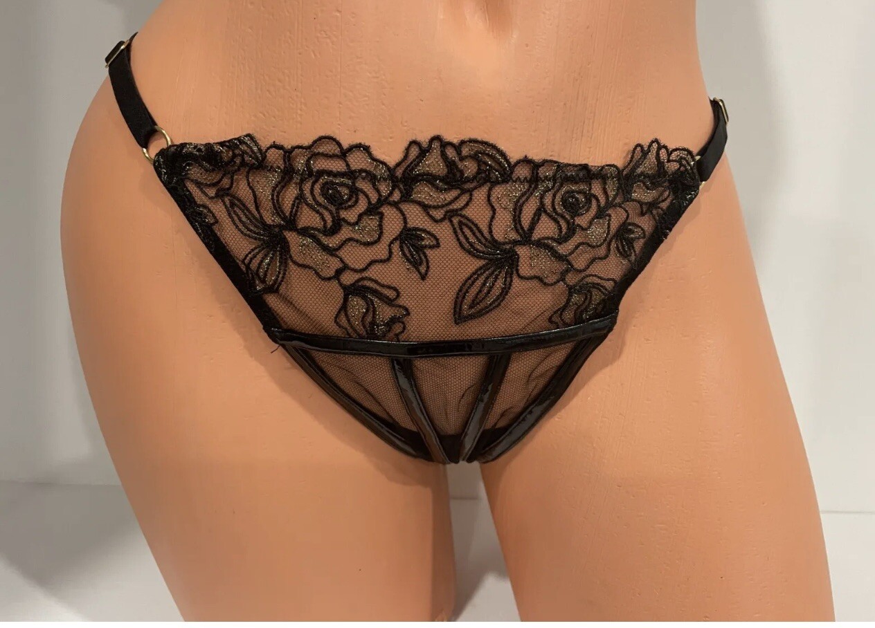 Victoria’s Secret Very Sexi Midnight Affair Embroidery Brazilian Panty