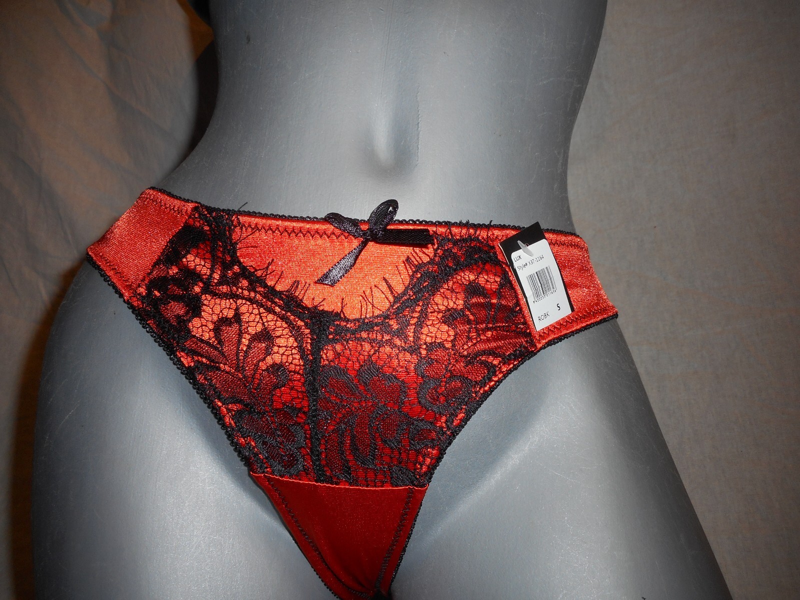 Frederick’s Of Hollywood Women’s Thong Red/Orange/Black Panty S,M,L,XL