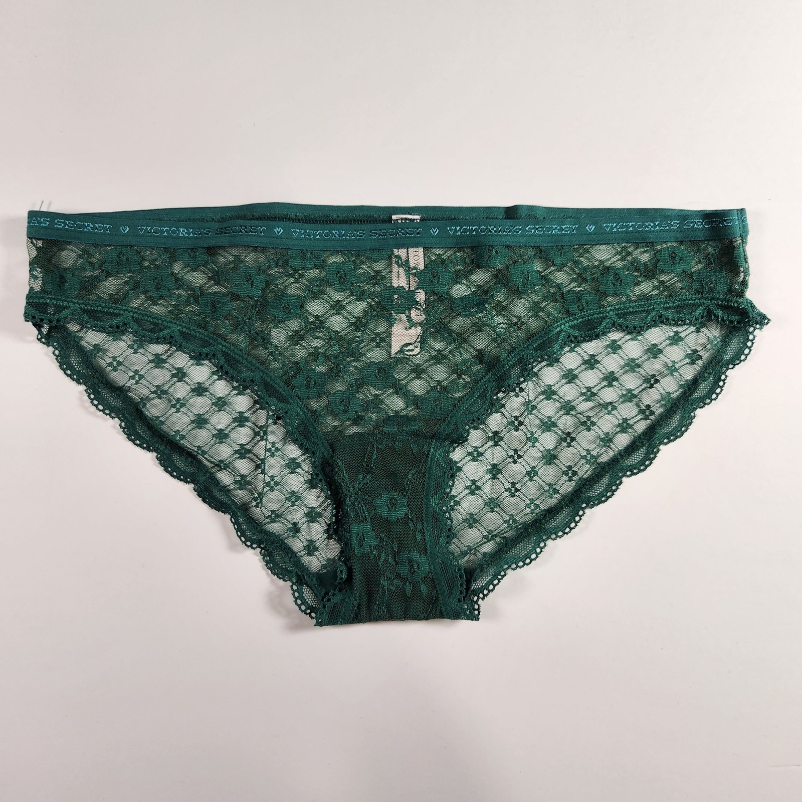 Victoria’s Secret Very Sexy Lace Bikini Panty – Dark Green – Small
