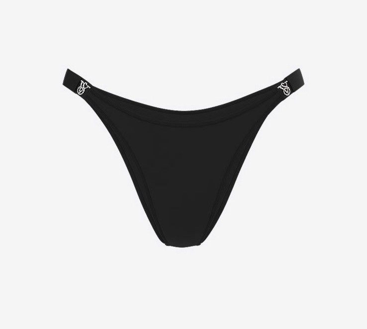 💕Victoria’s Secret ANGEL WING Brazilian Shine Strap XSMALL BLACK💕