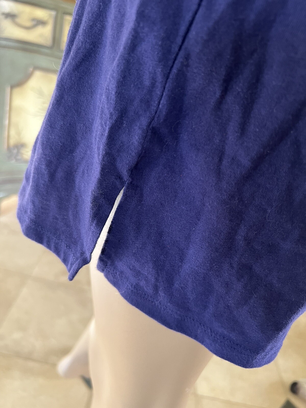 New Vintage Rare Victoria’s Secret Blue Navy Snowflake Sleepwear Dress PJ XS
