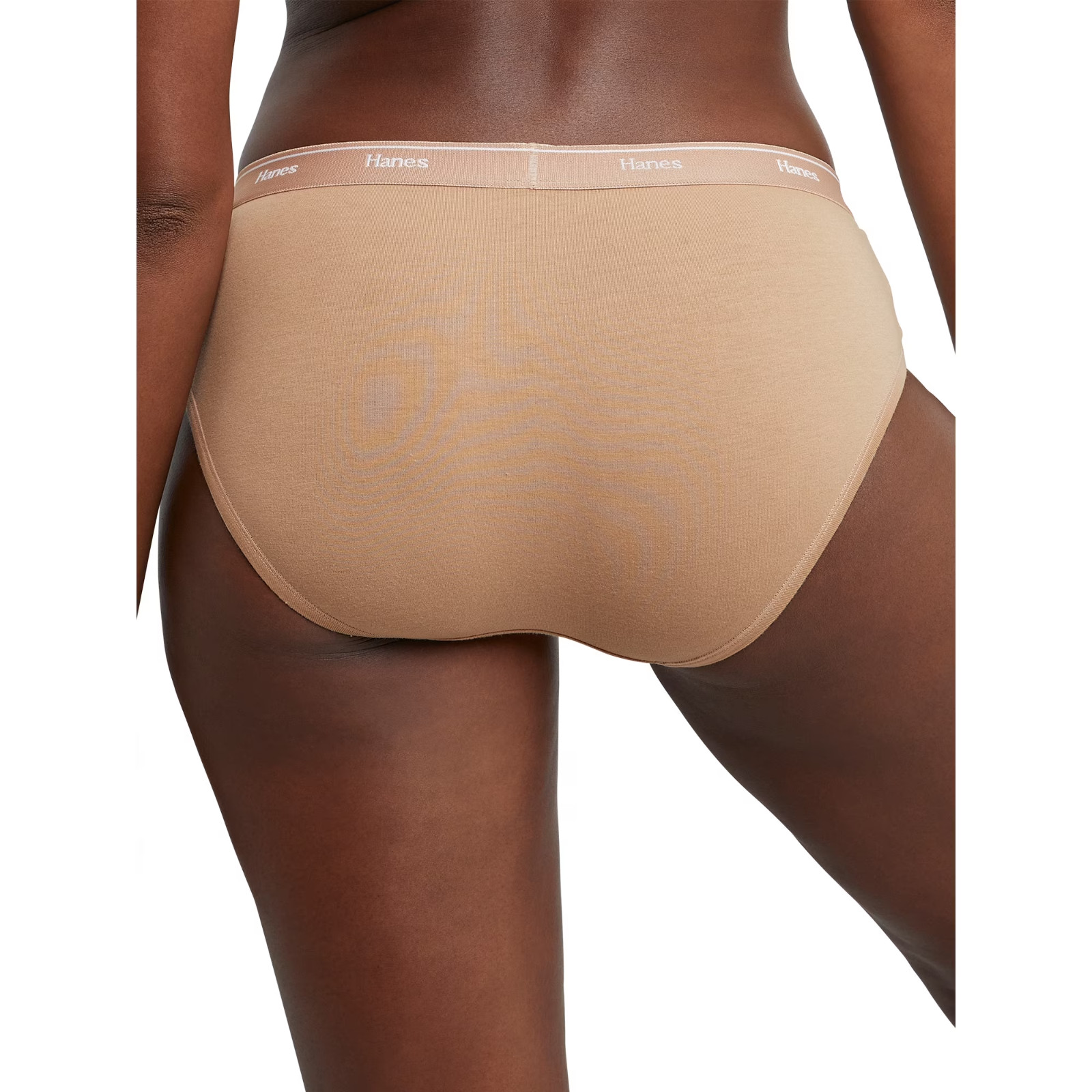 Hanes Women’s Underwear Hipster Pack, 6-Pack, Originals Stretch Cotton Hipster