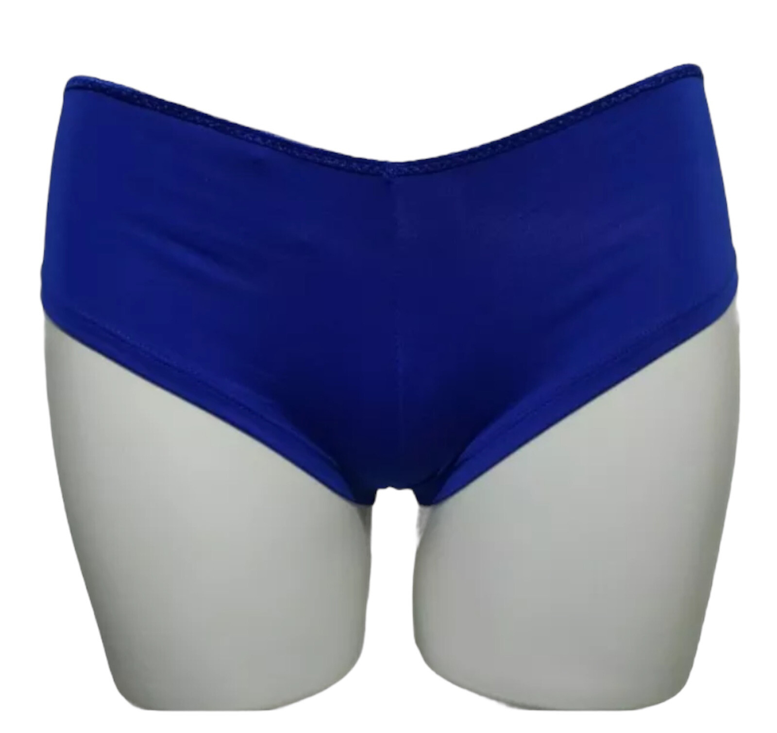 Vintage Fredericks of Hollywood Royal Heartbreaker Ribbon Boy Shorts Sz SM #2979