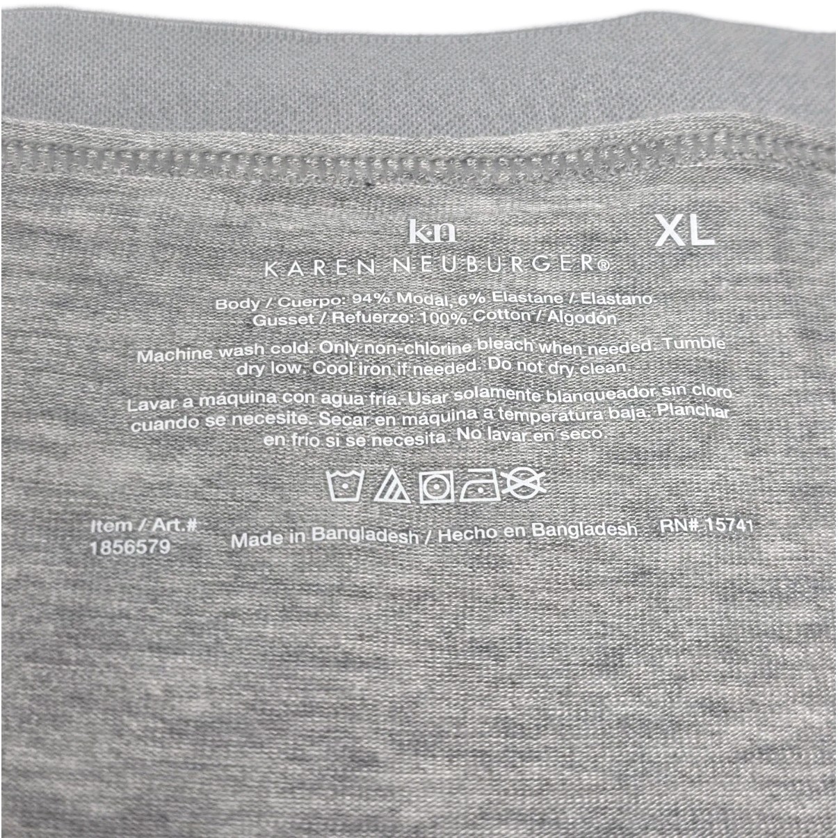 6-pack Karen Neuburger Modal Hipster Multicolor Tagless Soft Stretch Size XL