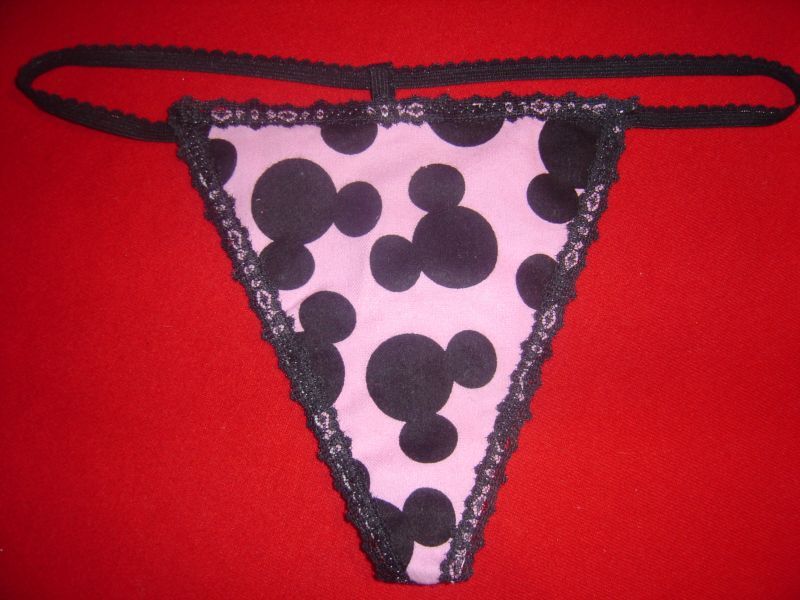 Womens MICKEY MINNIE MOUSE String Thong Disney Panty Underwear