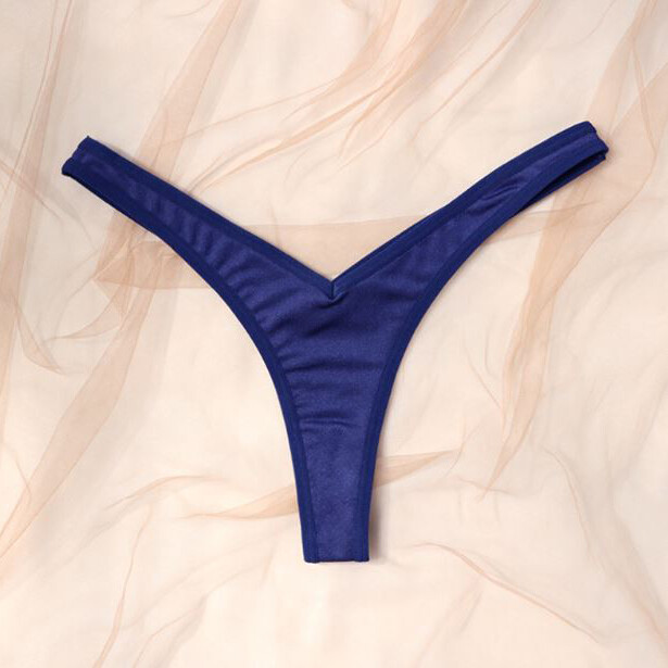 6 Pack Lot Sexy Womens High Leg Thongs Panties G string Bikinis Briefs Underwear