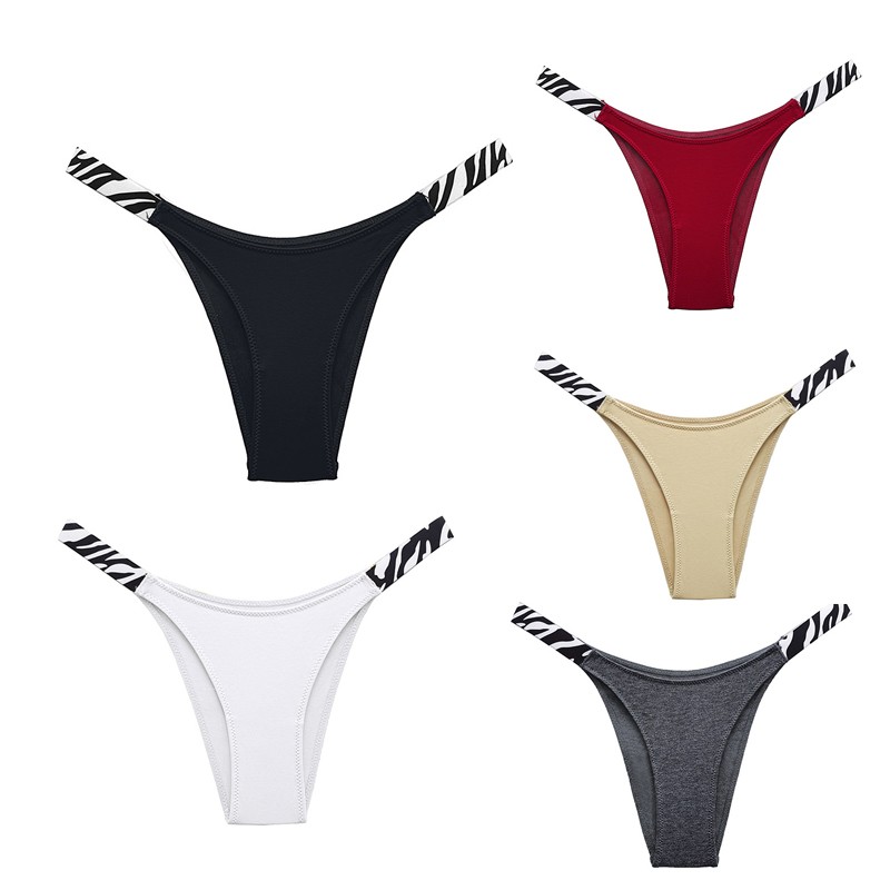 5 Pack Lot Sexy Womens Cotton Panties Briefs Ladies Underwear Lingeries Comfort