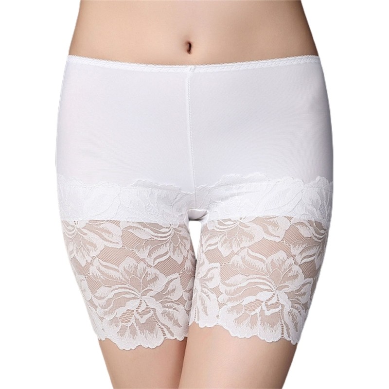 Women Safety Short Pants Casual Underskirt Pants Sexy Lace Panties Underwear