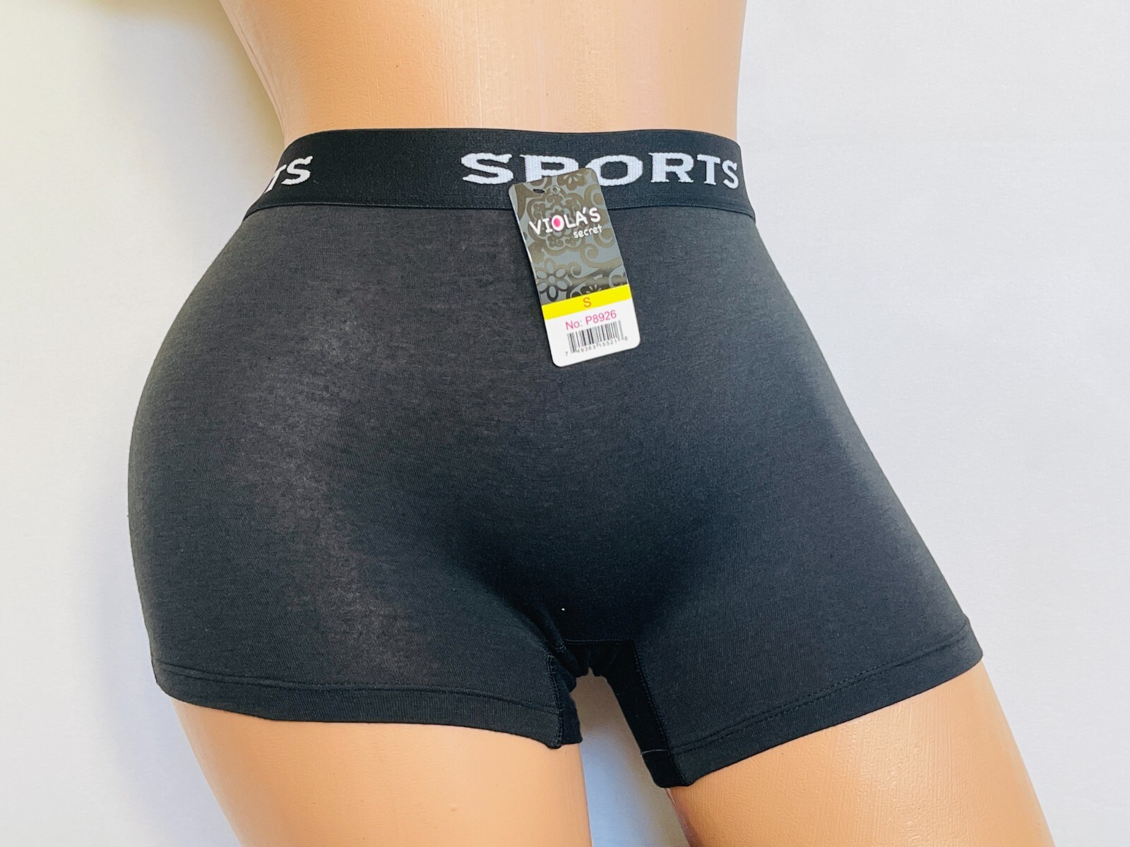 6 Boyshort Sports High Waisted Yoga Short Boxer Panties Undies Underwear 95 S-3X
