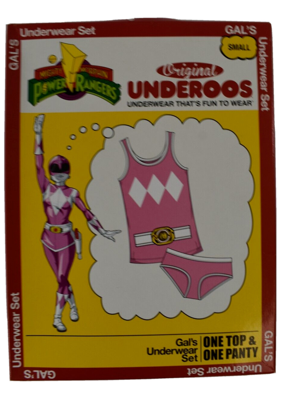 Underoos Mighty Morphin Power Rangers Juniors Tank Top/Panty Underwear Set New S