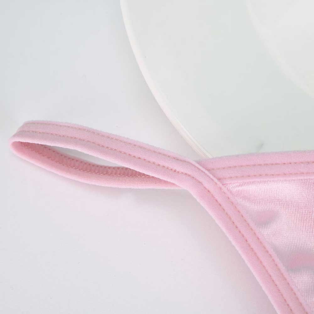 Sexy Womens Silky Satin G-String Bikini Thongs Panties T-back Underwear M-XXL