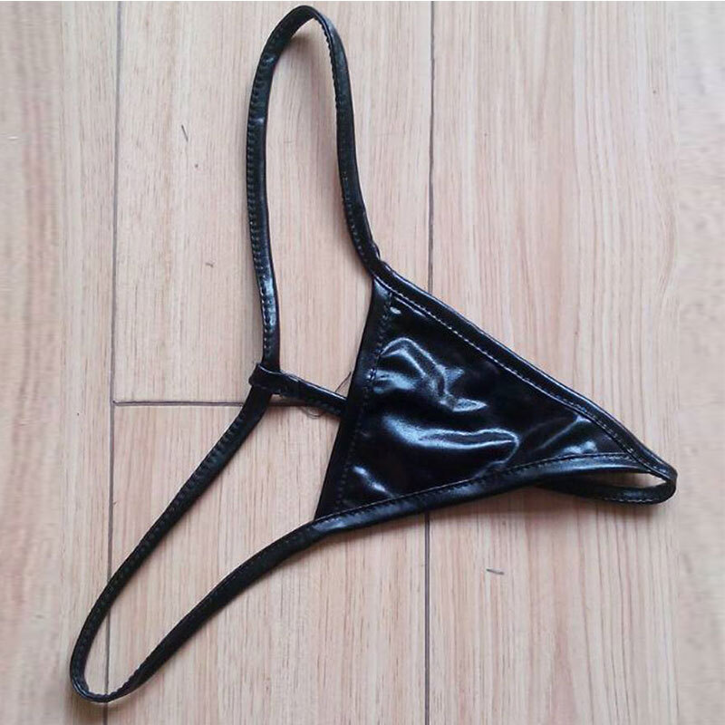 Metallic Look Stripper Lap/Pole Dancer Micro Mini G-String Thong 6 Colours