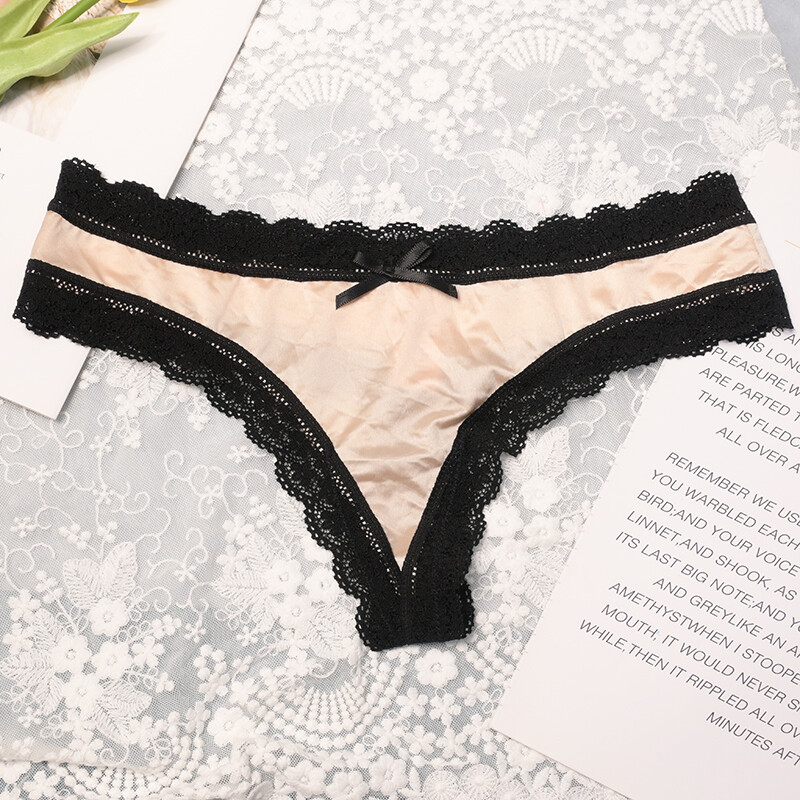 3 Pack Lot Sexy Womens Lace Panties Thong Bikini Brief Lingerie Ladies Underwear
