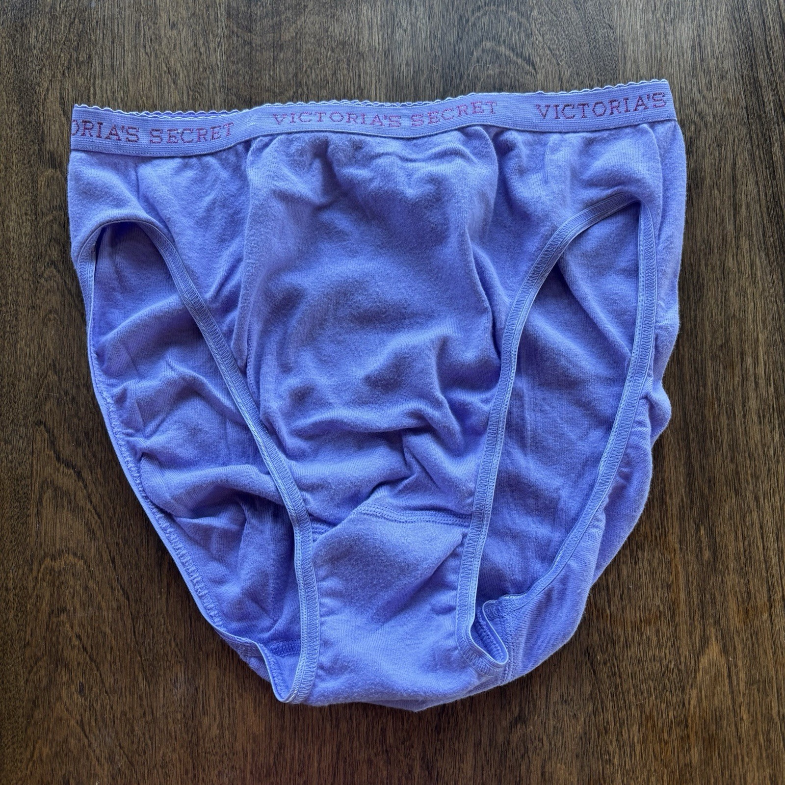 Vintage Victoria’s Secret 100% Cotton Brief Panty Purple Large 12/03 – NWOT