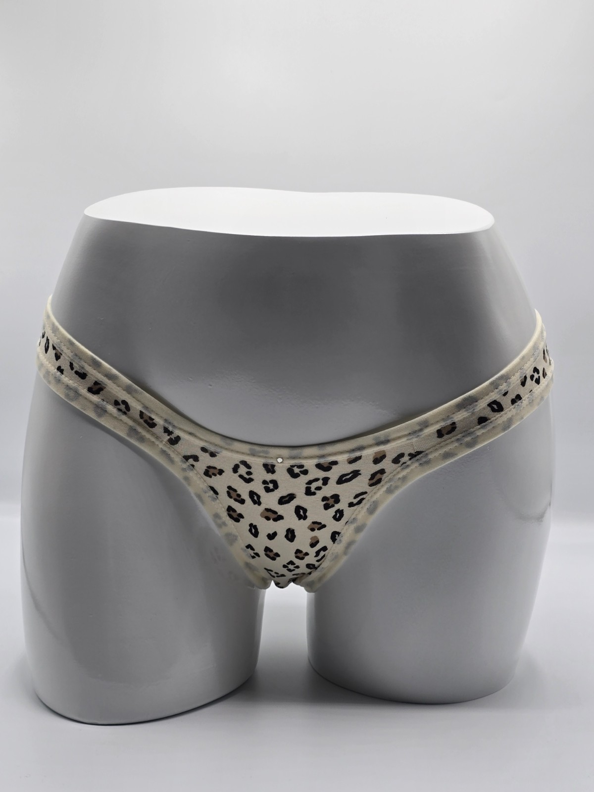 Animal Print 100% Cotton Brazilian Panty-Trim – Medium