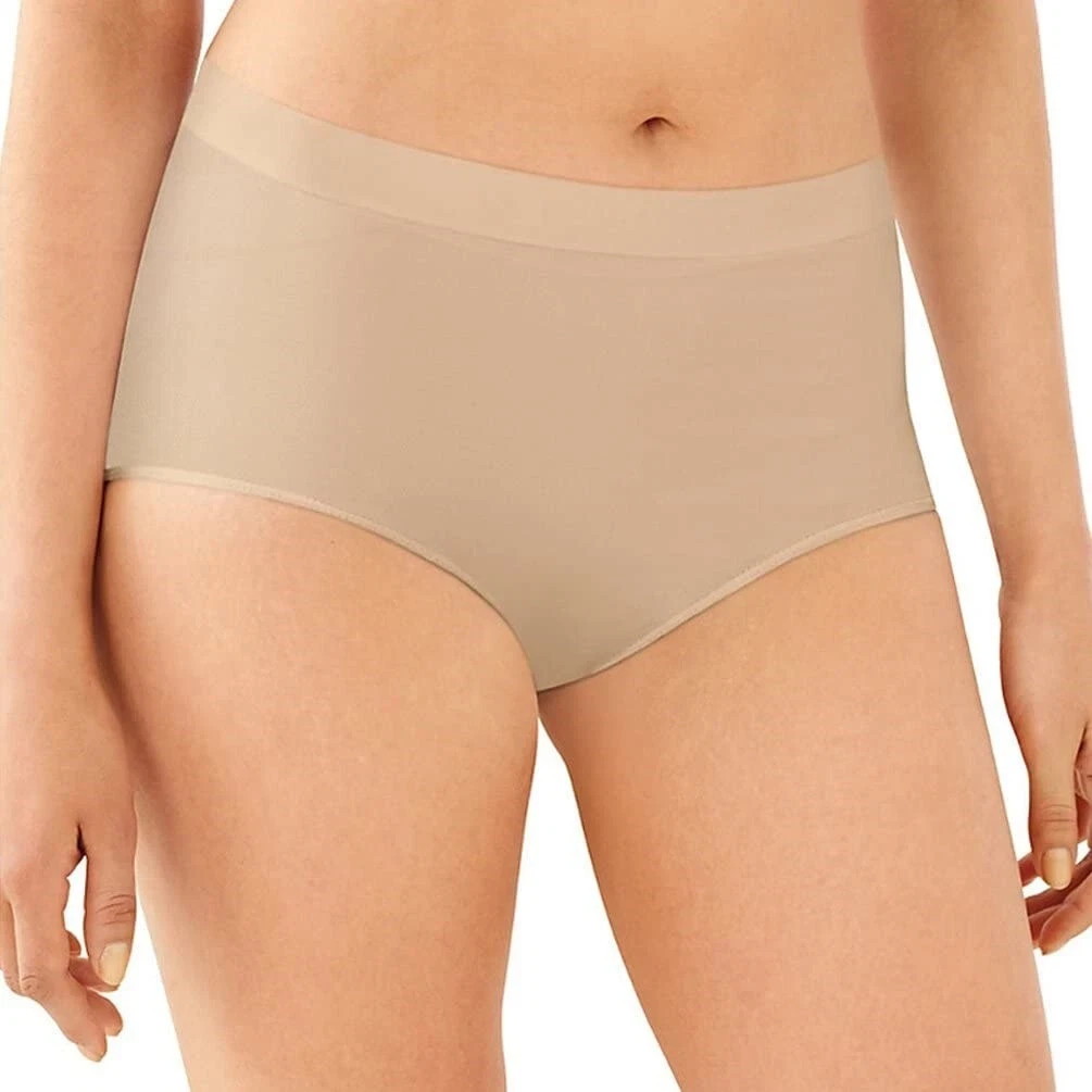 Bali Womens 245468One Smooth U All Over Smoothing Brief Panty Underwear Size L