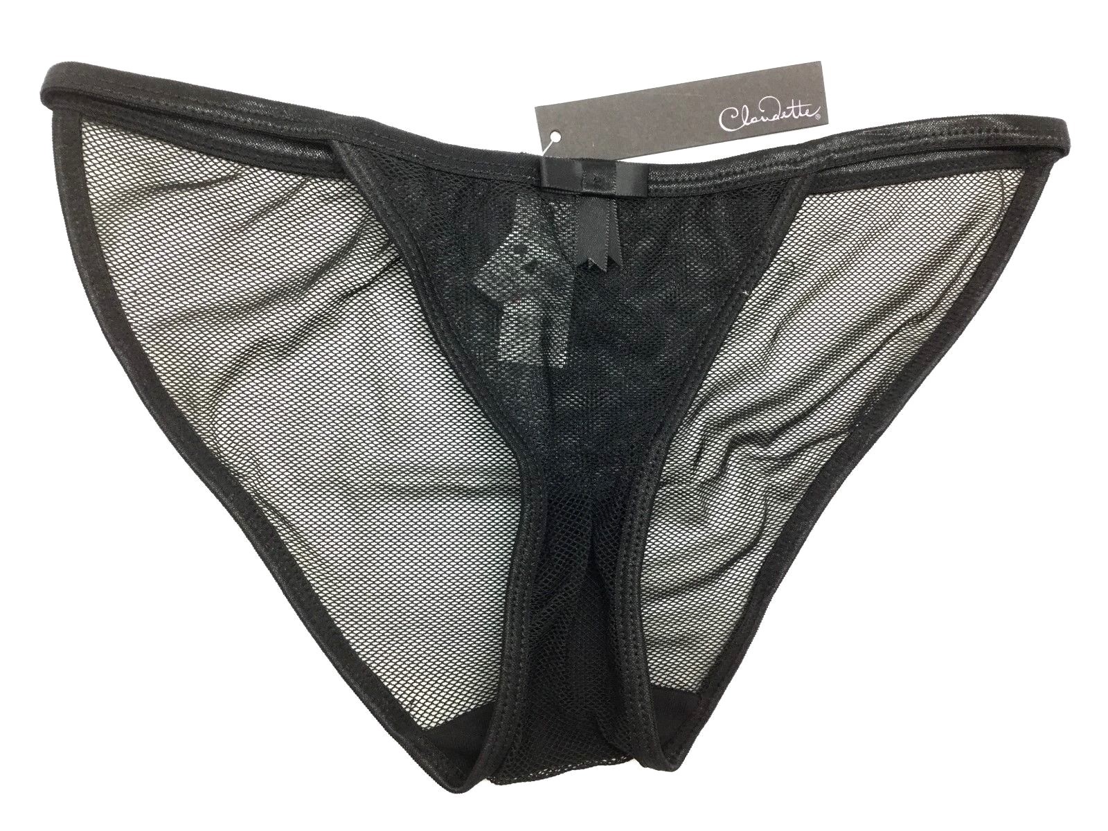 Love Claudette Fishnet Tanga Bikini Panty Lingerie Underwear Panties Licorice