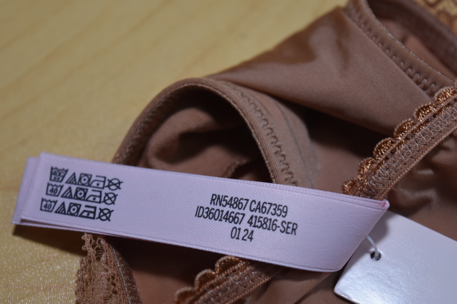 NWT Victoria’ Secret Dream Angels Smooth String Bikini Carmel XL XLarge