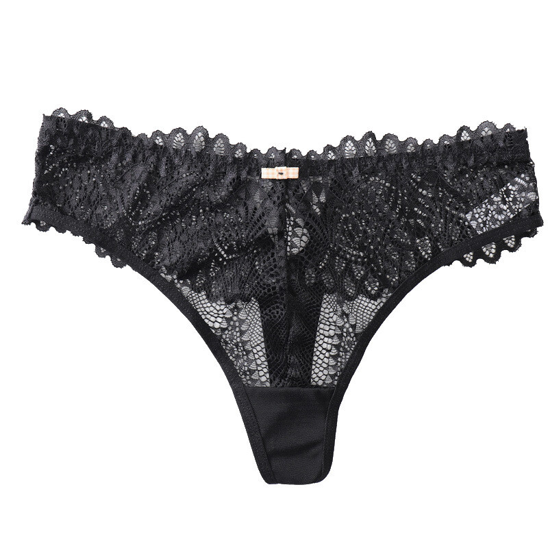 2 Pack Lot Sexy Womens Lace Thong G string Panties Underwear Briefs Lingeries
