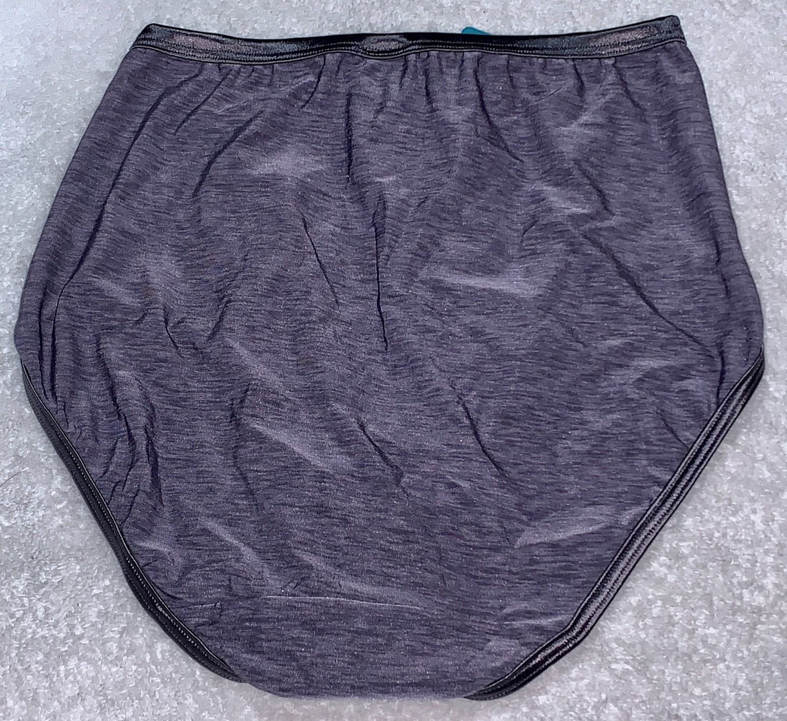 VANITY FAIR Shine Illumination Steel Violet Purple Brief Panty Womens M 6 3XL 10