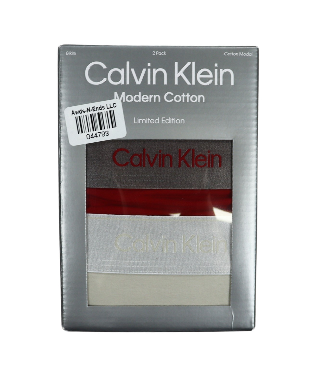 Calvin Klein 2-Pack Modern Cotton Gloss Limited Edition Women’s Underwear M NWT