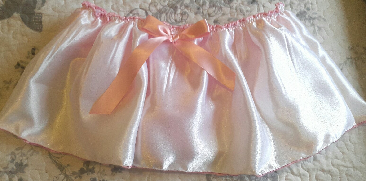 🌸MADE TO ORDER “SATIN SISSY” Skirted Knickers any colour, any size🌸