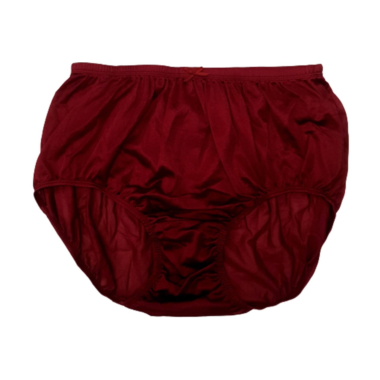 6x Nylon Full Cut Panties Size 3XL Hips 44″-54″ Shiny Sissy Granny Asst. Colors