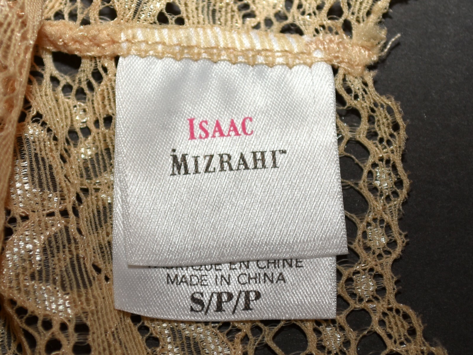 Isaac Mizrahi 2 Pairs Beige and Pink Floral Lace Hipster Panties Size PS NWOT