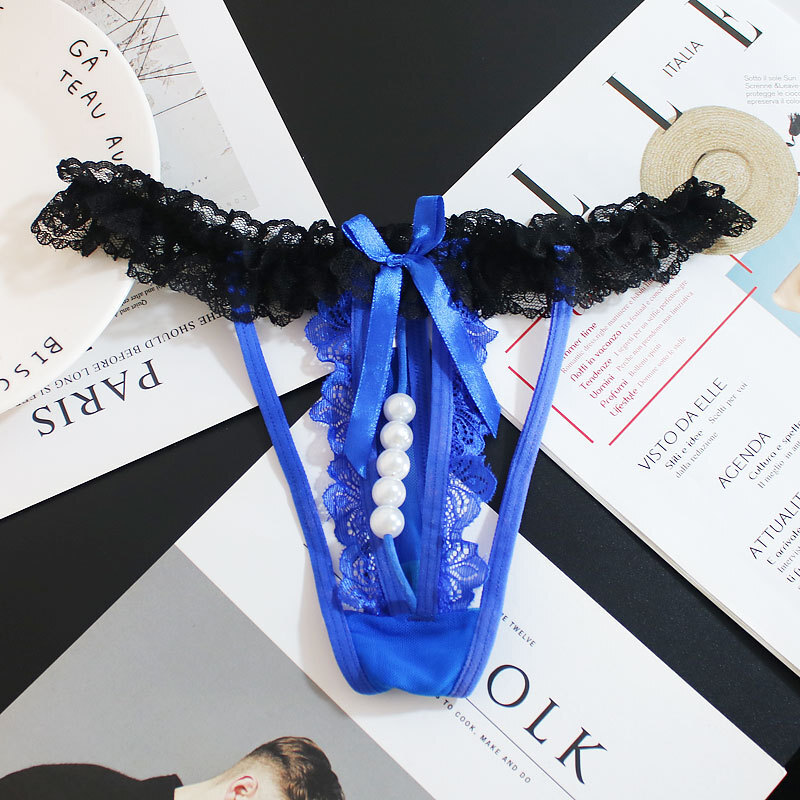 2 Pack Lot Sexy Womens Crotchles Panties G string Thong Underwear Lace Lingeries