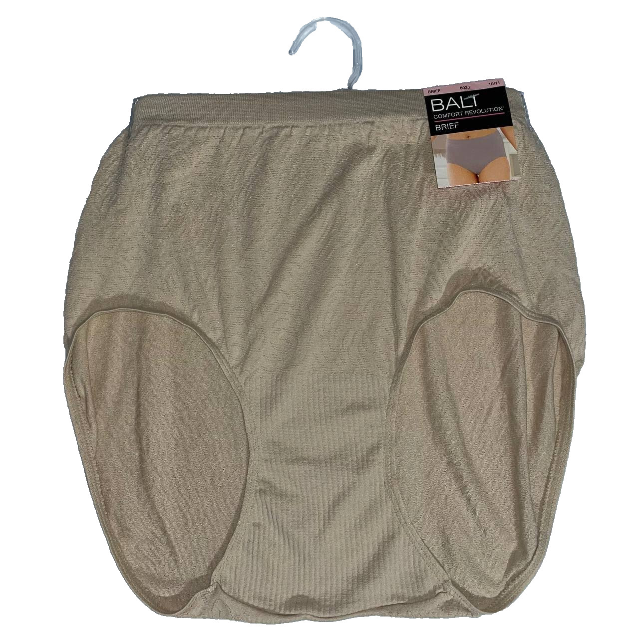 Bali Brief Comfort Revolution Brief 803J White Nude Stripe 6/7 8/9 10/11
