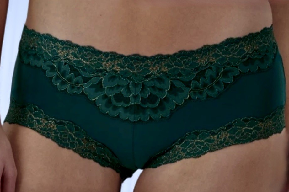 MAIDENFORM Sexy Must Haves Luxurious Lace Teal Cheeky Hipster Panty Womens XL 8