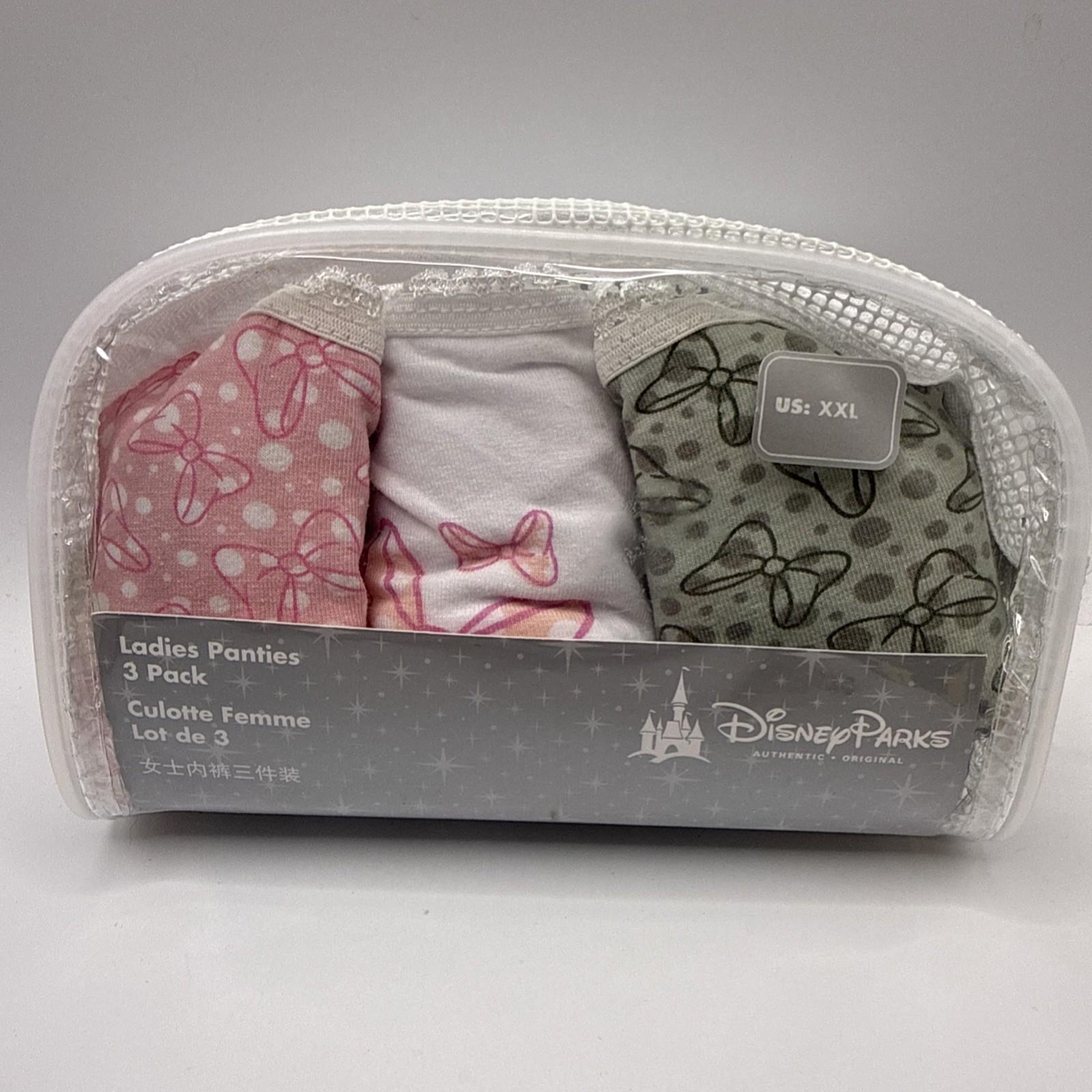 NWT Women’s Small 3-Pack Panties DISNEY Cotton