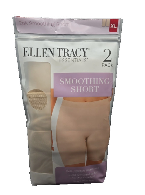 Ellen Tracy Women’s 2-Pack Smoothing Shorts-Size XL-NWT