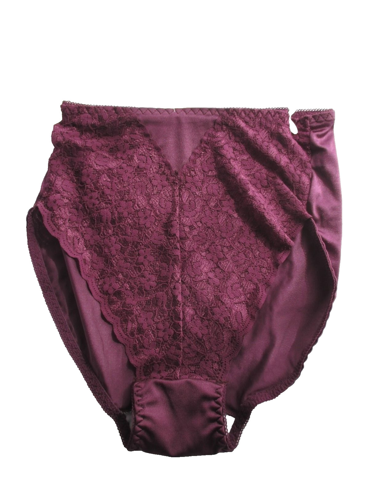 Women’s Clothing Vintage Panty XL Purple Sexy Lace Nylon Lycra Spandex New w/Tag