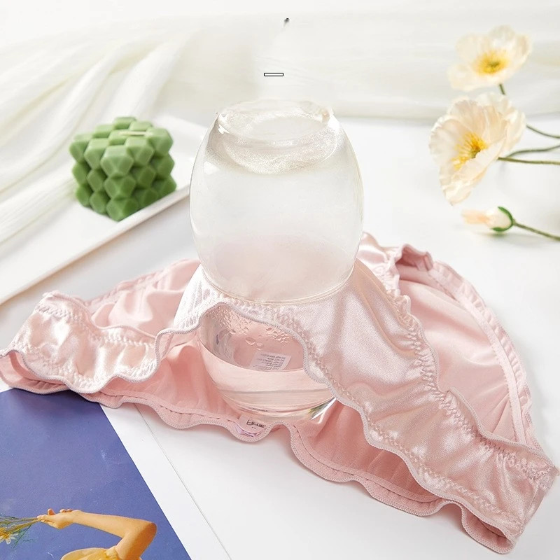 Satin Briefs Women’s Low Rise Seamless Solid Soft Silk Feel Comfortable Wear