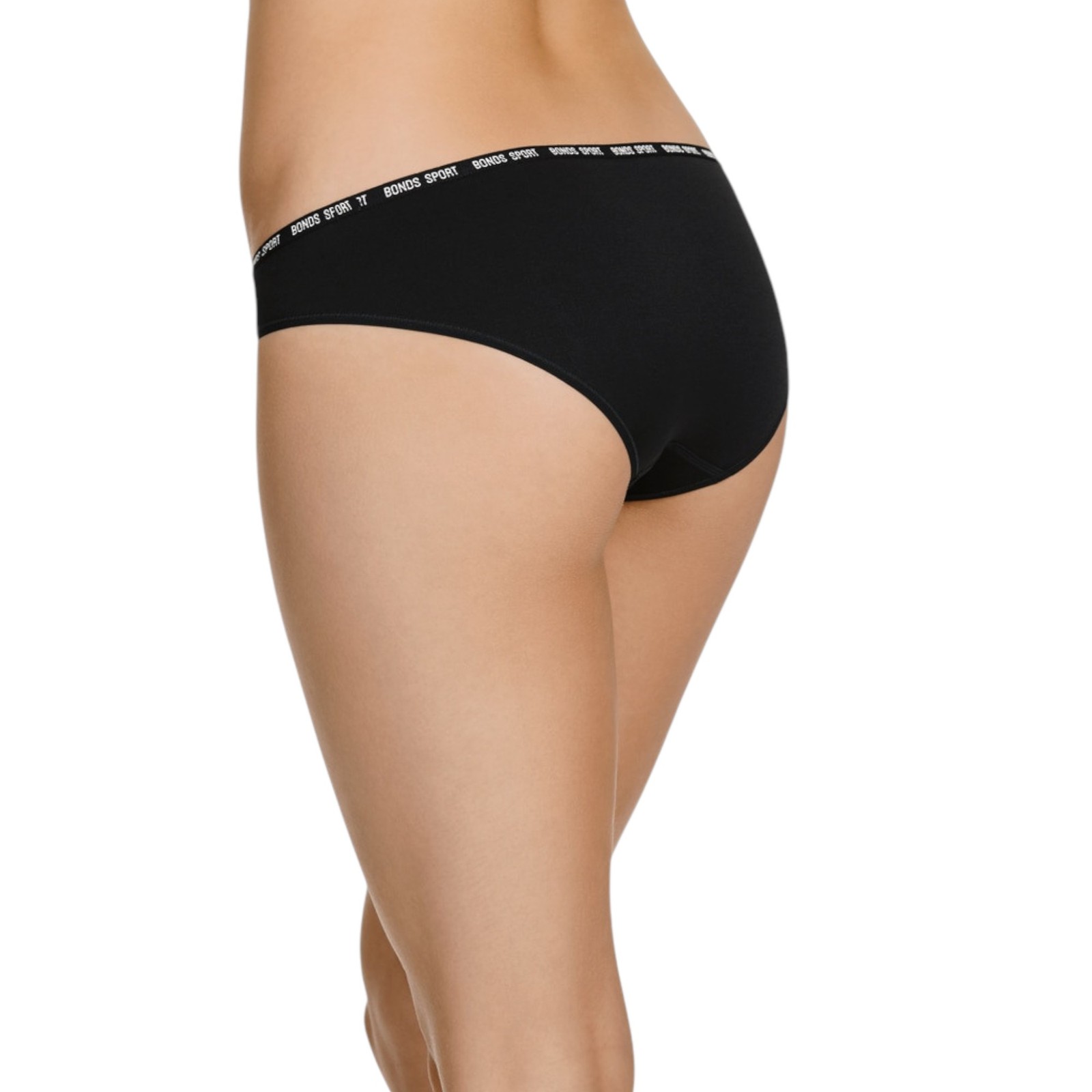 Bonds Womens Active Seamless Bikini Sport Undies Underwear Black Wx84