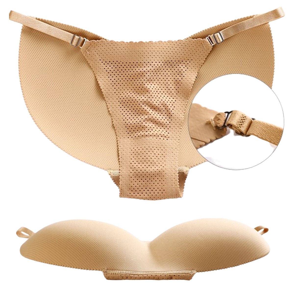 Women Padded Buttock Shapewear Underwear Briefs Knickers Bum Lift Enhancer Pants