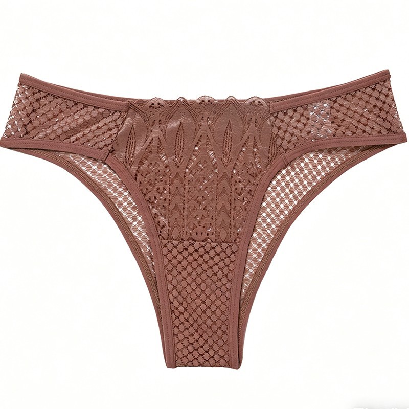 4 Pack Lot Sexy Womens See Through Lace Panties Thongs Underwear Brief Lingeries