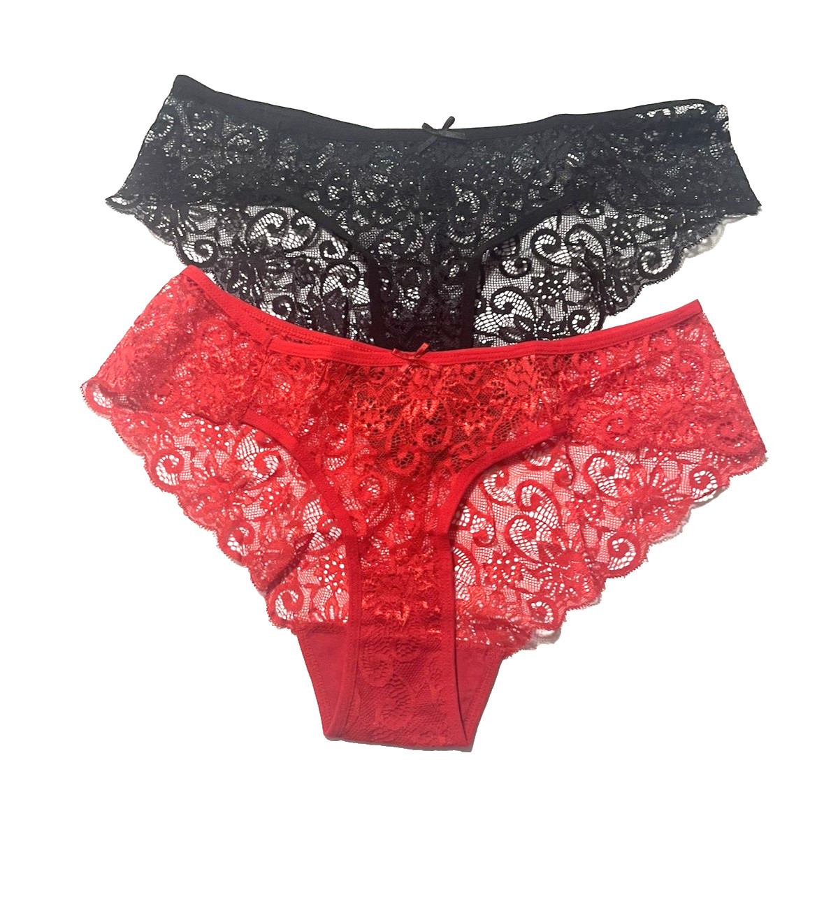 New-Sunm Boutique 6 pack seamless bikini lace underwear half back coverage sizeM