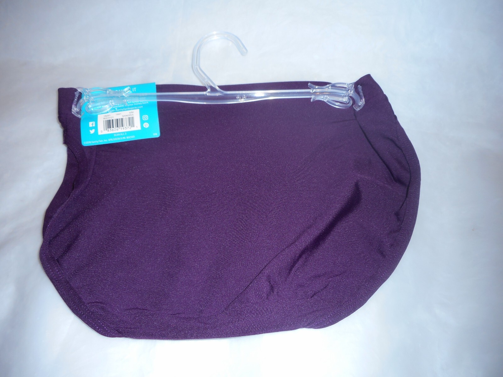 Vanity Fair Women’s Burgandy Bikini Silky Stretch 6M,7L, & 8XL Sold Separate