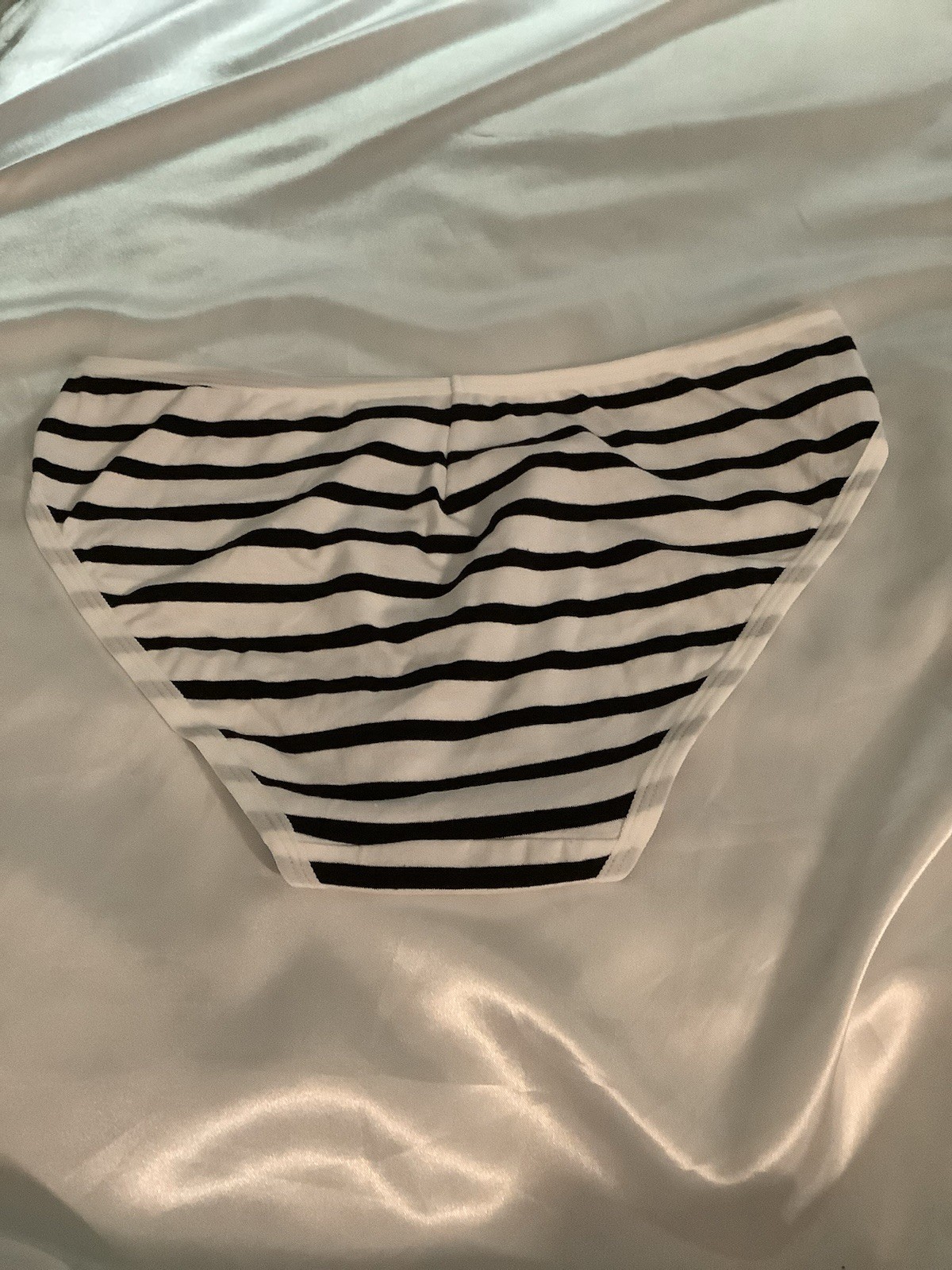 Women’s Teens Striped Bikini Panties Blue Red Pink Beach/Summer 3pk X-LARGE XL