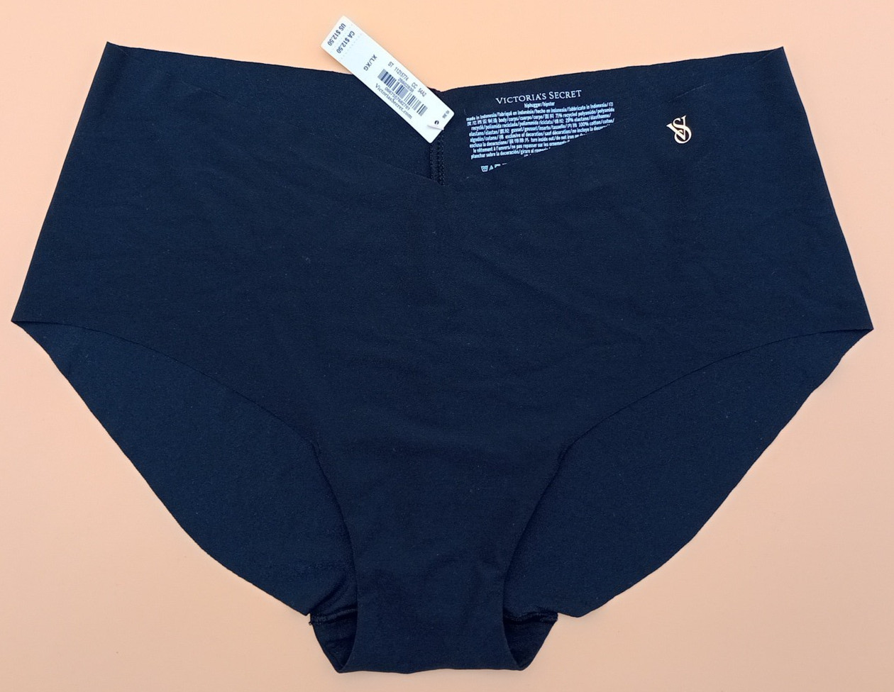 NWT Lot Victoria’s Secret Panties Womens XL Black Hiphugger Hipster