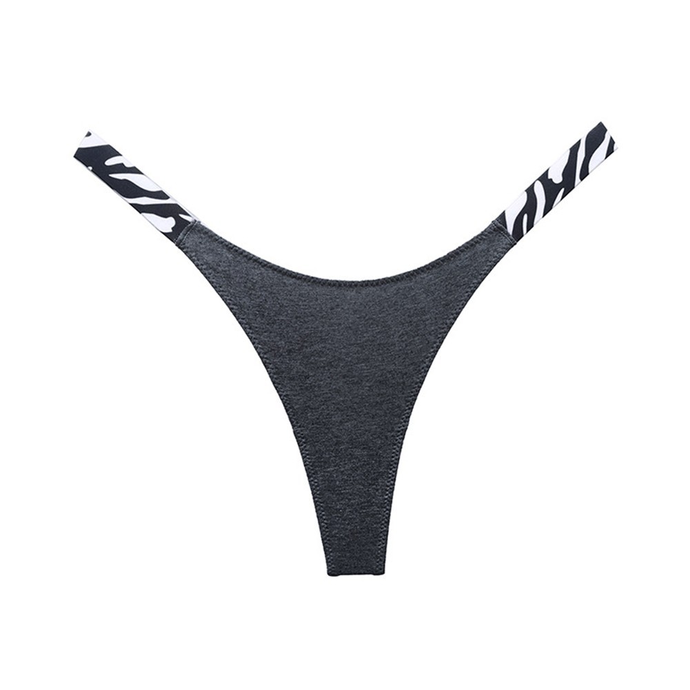 Women’s Sexy Cotton High Cut G String Thongs for lingerie Underwear T Back