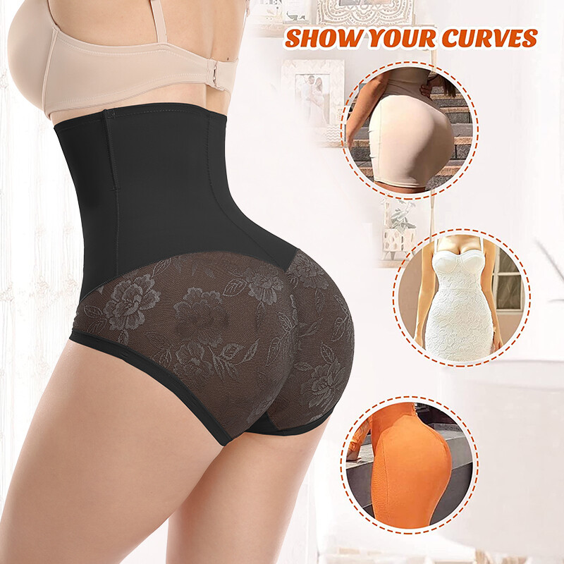 Fajas Reductoras Colombianas Body Shaper Panties Tummy Control High Waist Girdle