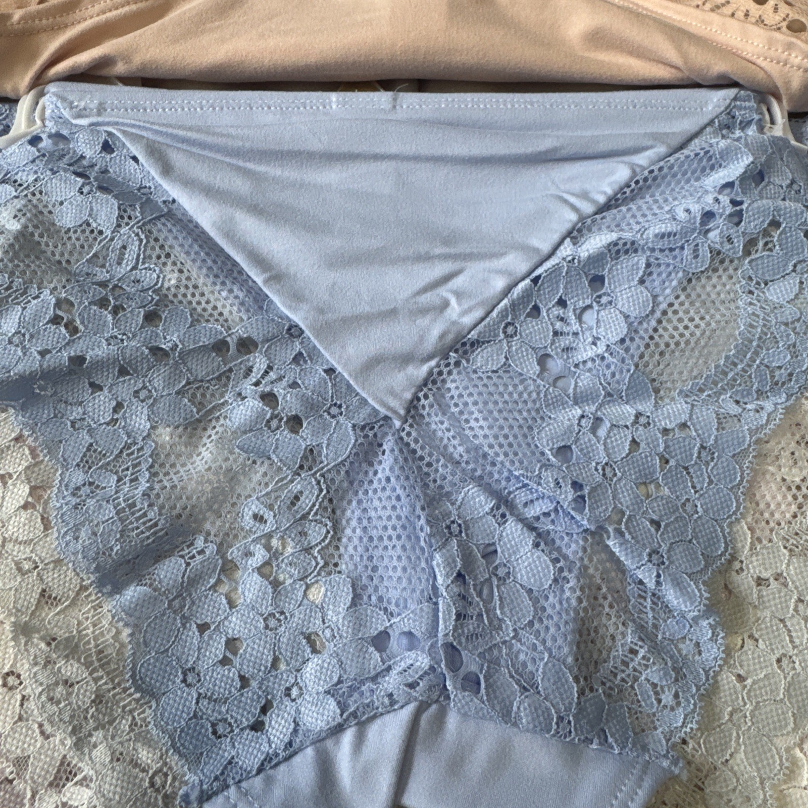 Jessica Simpson Women’s Soft Bikini Underwear Panties 5 Pair Size Large Lace