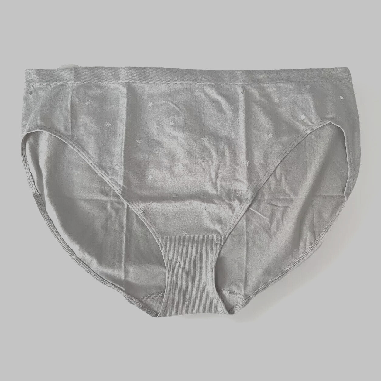 XXL Grey Star SEAMLESS NOSHOWFULLCOVER Victorias Secret HighLeg WaistBrief Panty
