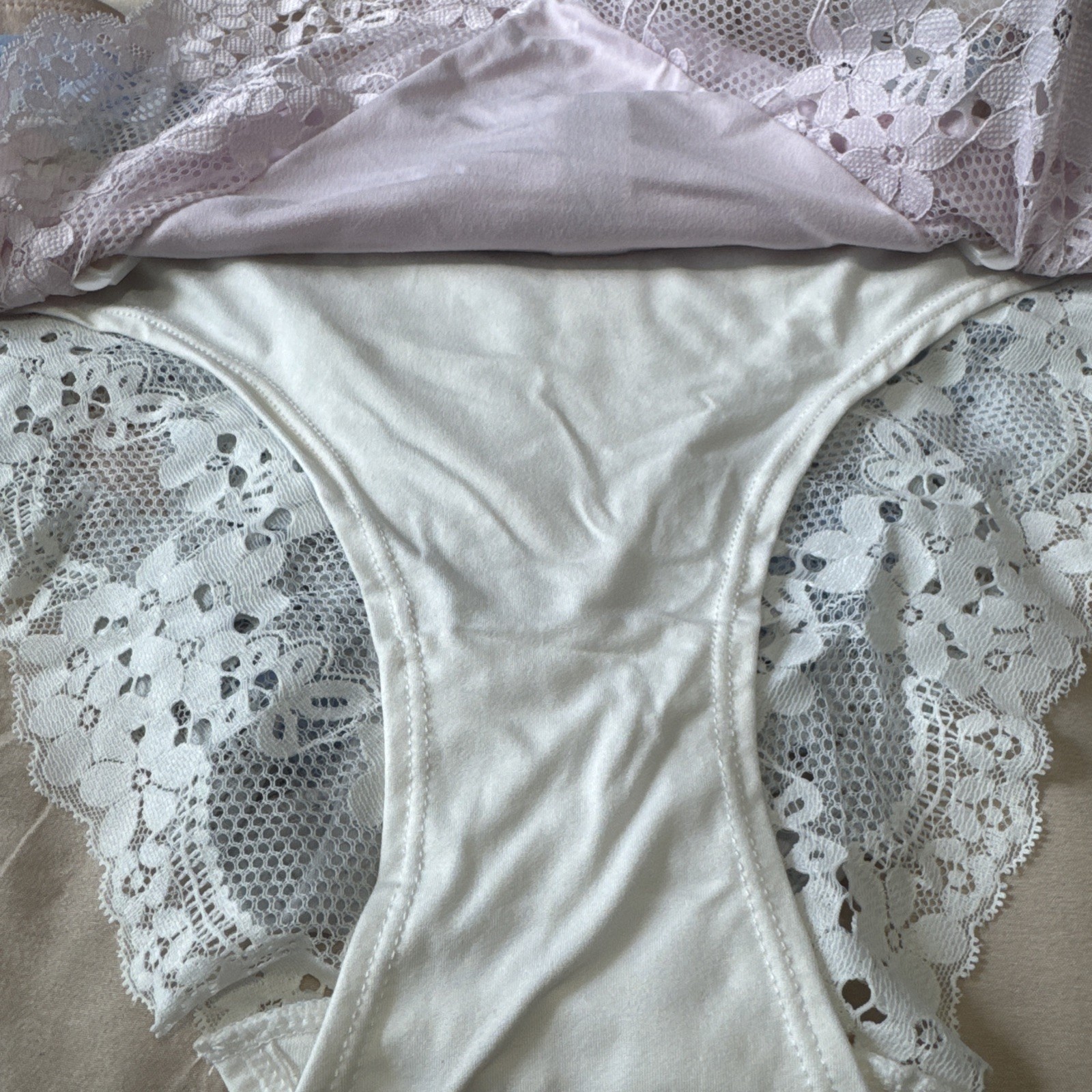 Jessica Simpson Women’s Soft Bikini Underwear Panties 5 Pair Size Large Lace