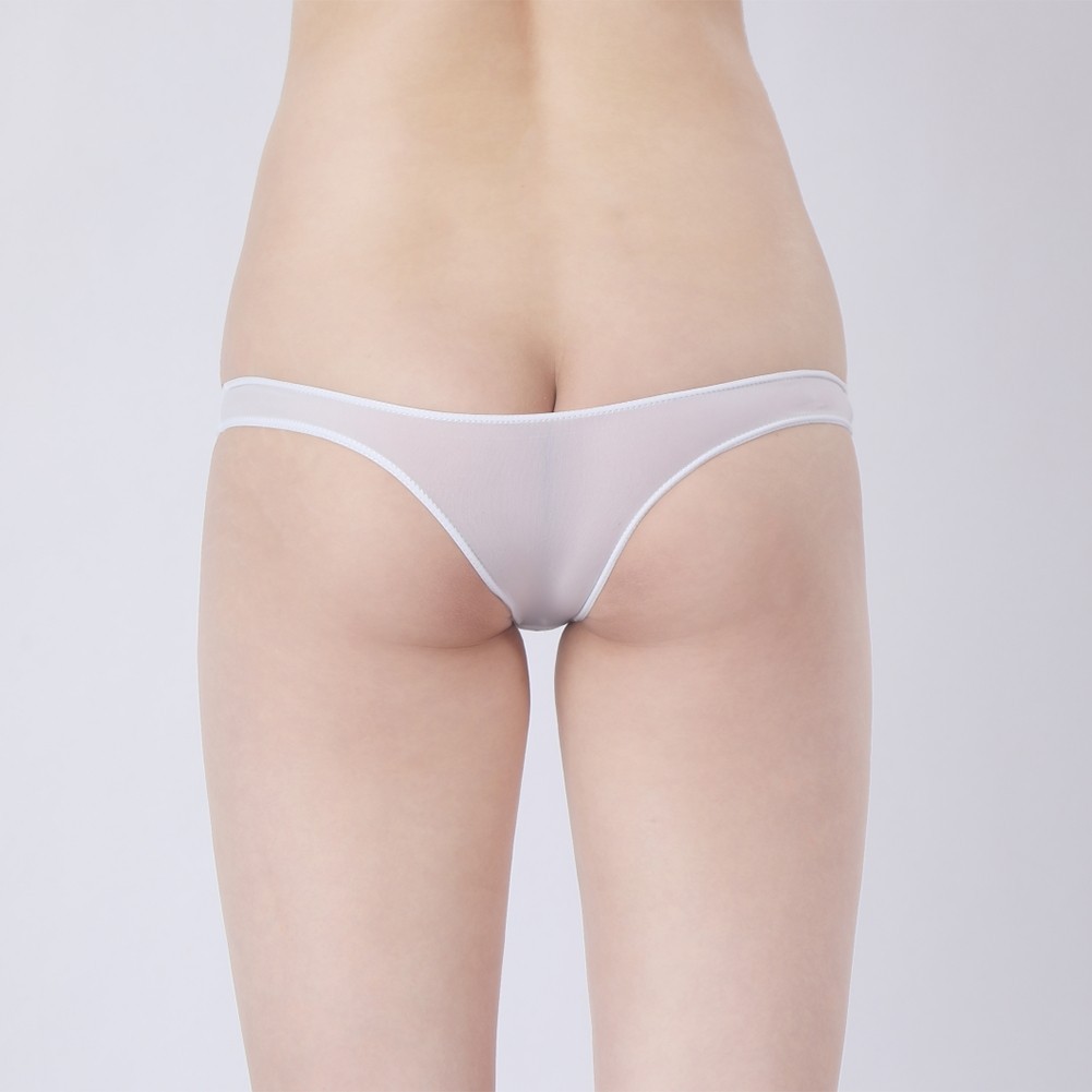 Low Waist Half Hip Coverage Briefs for Women in a Fashionable Seethrough Design