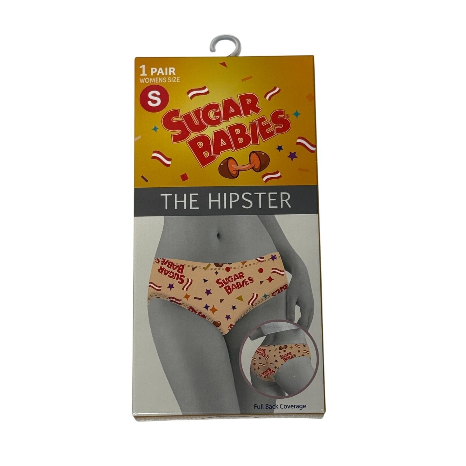 Women Hipster Underwear Sugar Babies Candy Print Panties Size S Cute Novelty
